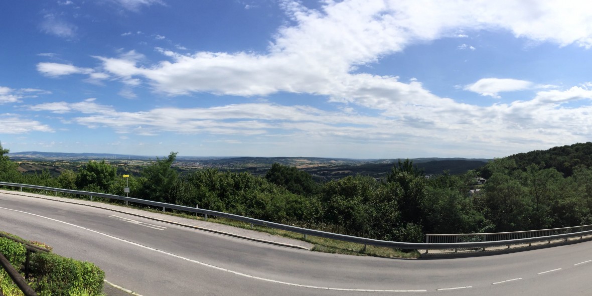 geradeaus, Rennrad, Panorama, Forchteinstein, Rosalia, Burgenland