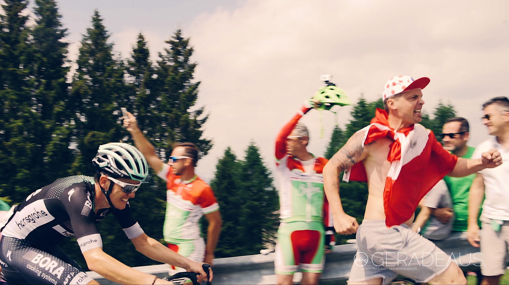 Giro 2017, Rennradblog, Patrick Konrad, Gregor Mühlberger, Lukas Pöstlberger, Bora Hansgrohe, Pro Tour Team, geradeaus, Tini, Andy, Mailand, Zeitfahren, Stage, Monte Grappa