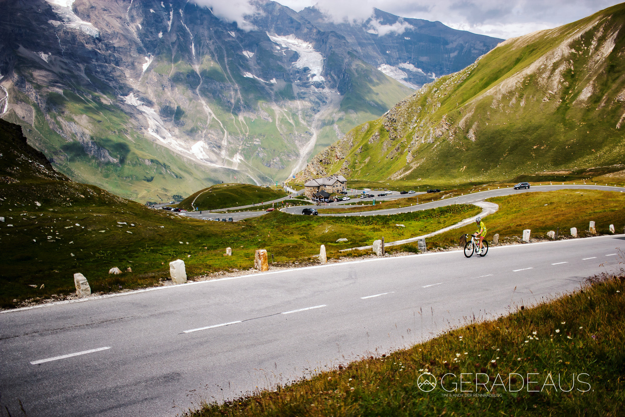 Großglockner, Radrunde, Rennradblog, Quäl dich, Rennradurlaub, Österreich, Salzburg, Kärnten, Fuscher Törl, Fusch, Grossglockner, Rennrad, Blog, Rennradblog, Tini, Andy, Geradeaus, Geradeausat